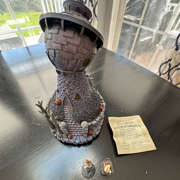 Nightmare Before Christmas Dr. Finklestein’s Lab Hawthorne Village Collectible - Picture 1 of 9